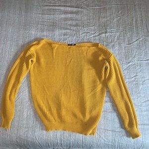 Off the shoulder sweater